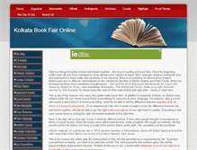 Tablet Screenshot of kolkatabookfaironline.com